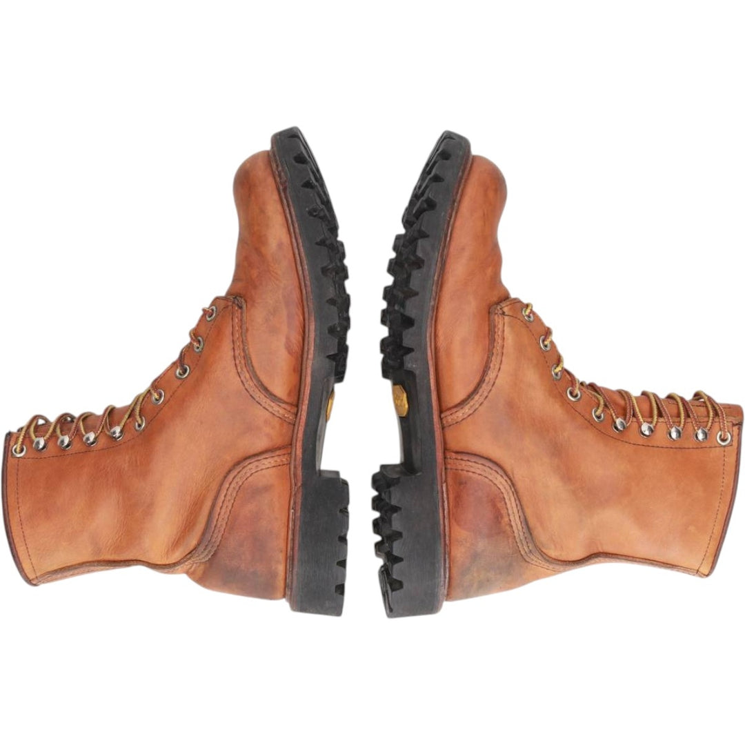 Red Wing 2945 Work Boots, Made in USA, Size 8 1/2D Men's 26.5cm genuine leather brown type Vintage Second Hand