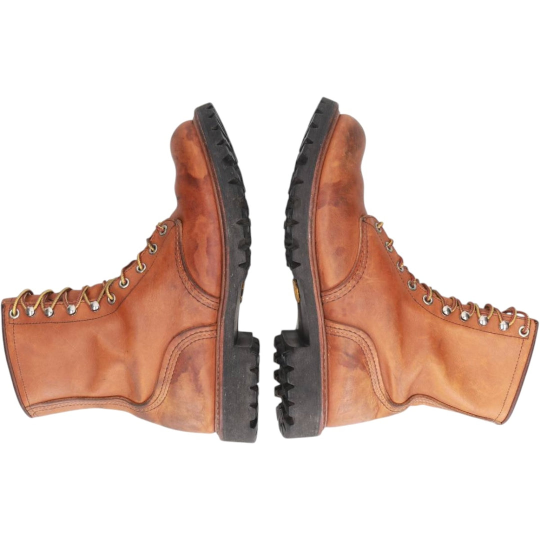 Red Wing 2945 Work Boots, Made in USA, Size 8 1/2D Men's 26.5cm genuine leather brown type Vintage Second Hand