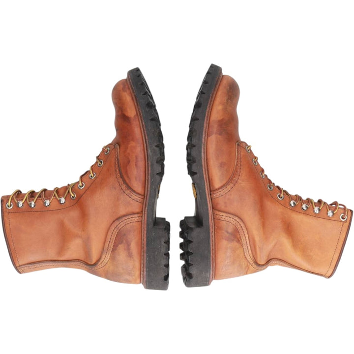 Red Wing 2945 Work Boots, Made in USA, Size 8 1/2D Men's 26.5cm genuine leather brown type Vintage Second Hand