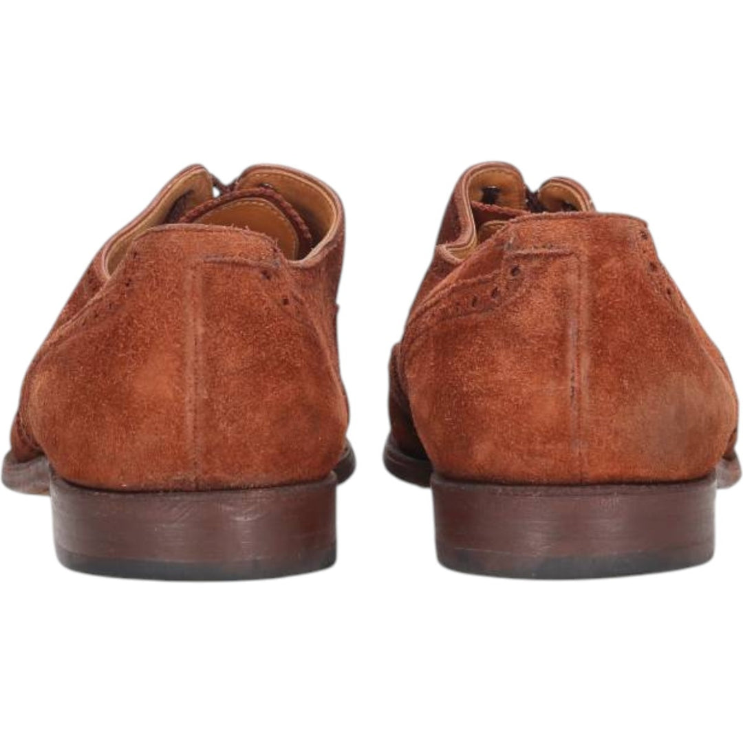 Crockett and Jones suede wingtip shoes, made in England, size 10 1/2E Men's 29.0cm suede brown type Vintage Second Hand
