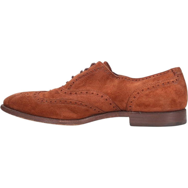 Crockett and Jones suede wingtip shoes, made in England, size 10 1/2E Men's 29.0cm suede brown type Vintage Second Hand