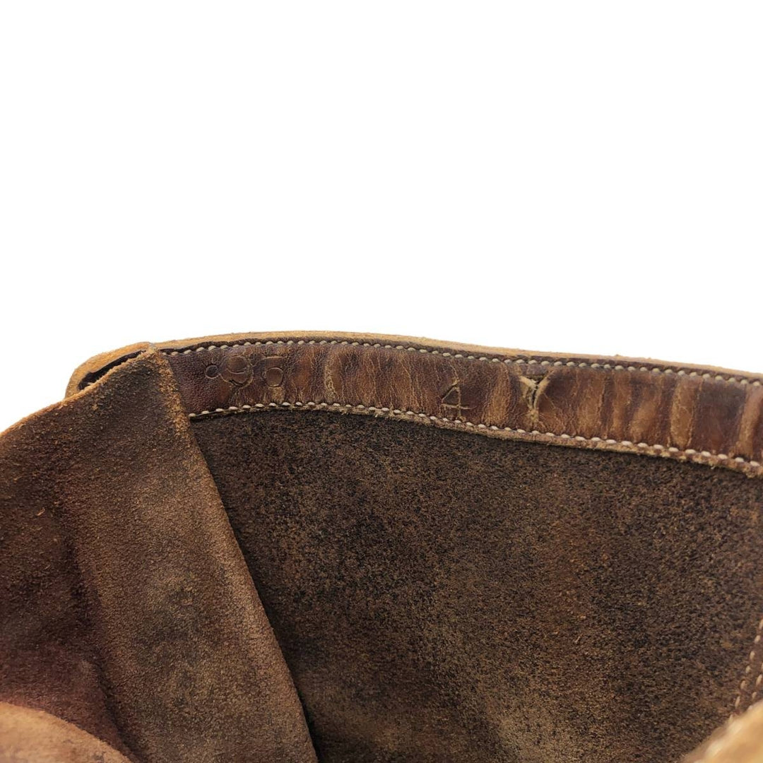 White's Quilted Tan Logger Boots, Men's, Size 10.4", Vintage /svb001017 Men's 26.5cm genuine leather brown type Vintage Second Hand