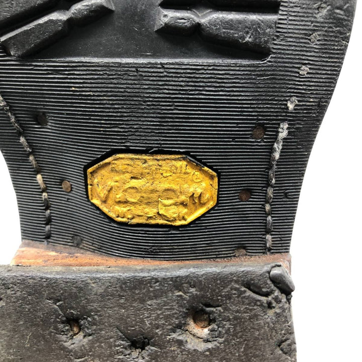 White's Quilted Tan Logger Boots, Men's, Size 10.4", Vintage /svb001017 Men's 26.5cm genuine leather brown type Vintage Second Hand