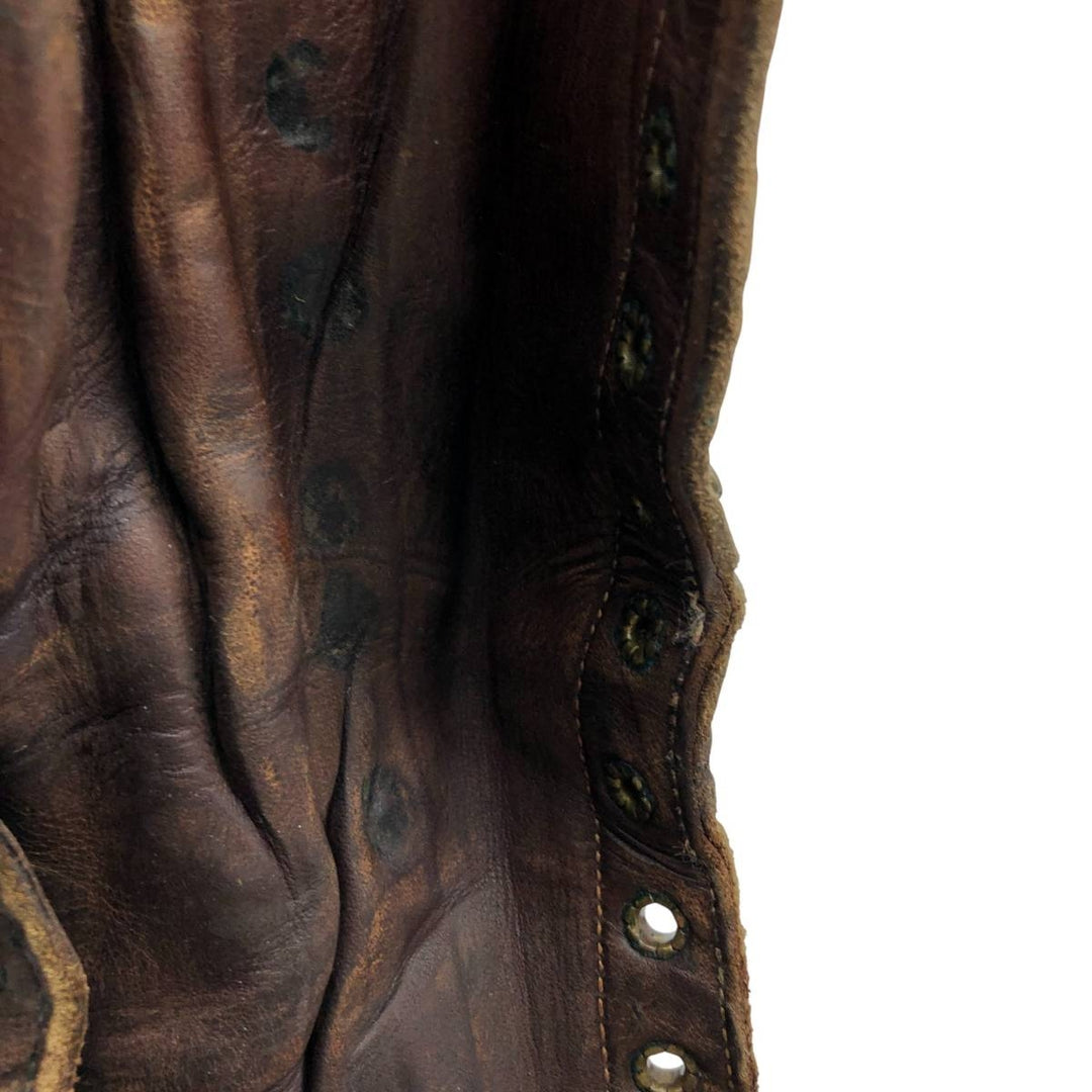 White's Quilted Tan Logger Boots, Men's, Size 10.4", Vintage /svb001017 Men's 26.5cm genuine leather brown type Vintage Second Hand