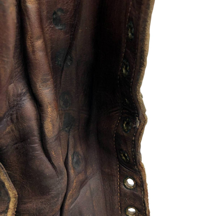 White's Quilted Tan Logger Boots, Men's, Size 10.4", Vintage /svb001017 Men's 26.5cm genuine leather brown type Vintage Second Hand