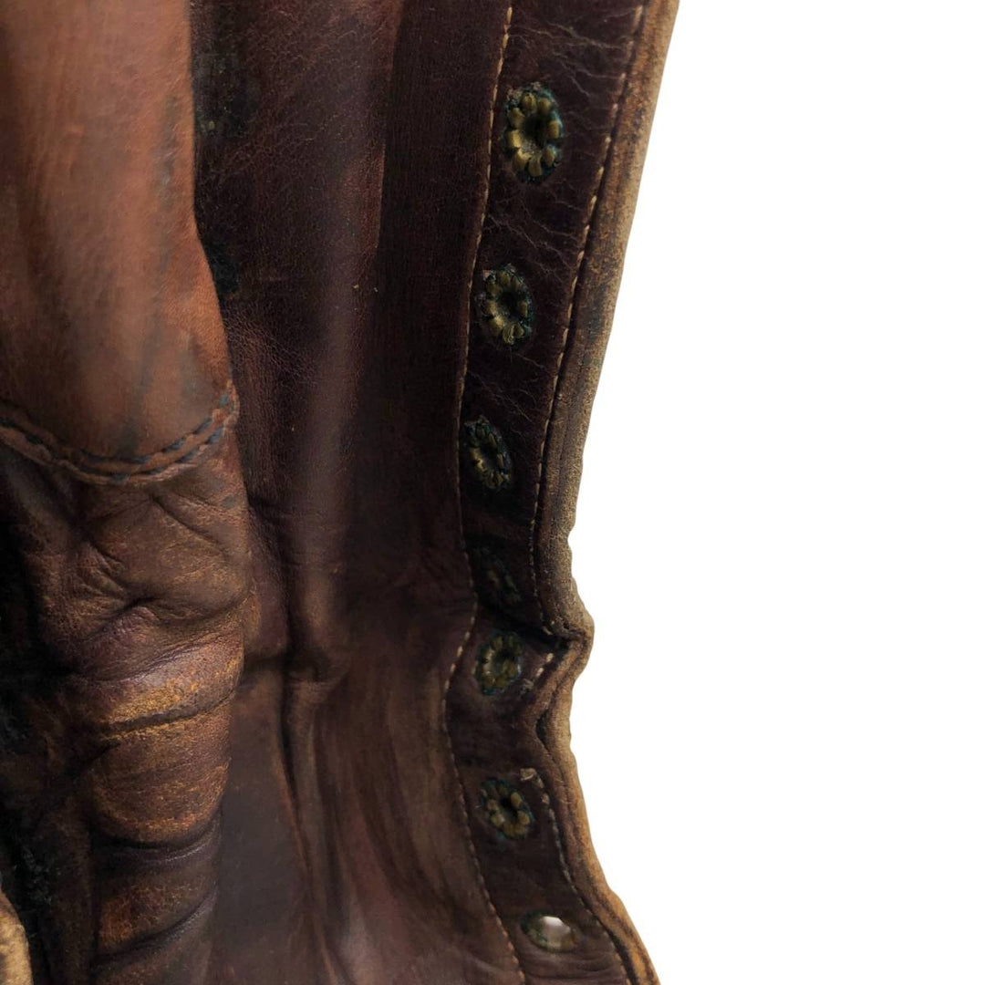 White's Quilted Tan Logger Boots, Men's, Size 10.4", Vintage /svb001017 Men's 26.5cm genuine leather brown type Vintage Second Hand