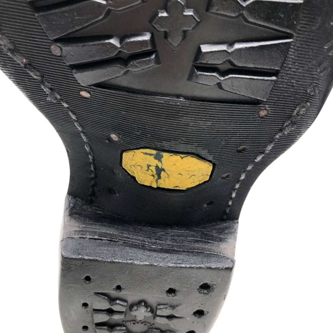 White's Quilted Tan Two-Tone Steel Toe Logger Boots, Size 10 1/2F Men's 28.5cm genuine leather brown type Vintage Second Hand