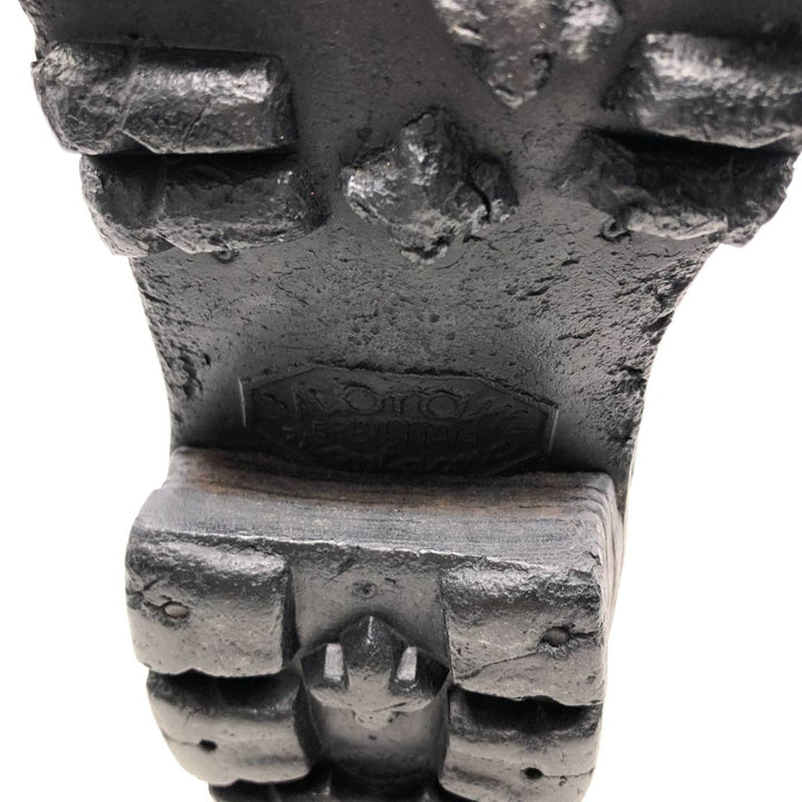 Men's Vintage Work Boots, Size 10.2" /svb001022 Men's 26.0cm genuine leather black type Vintage Second Hand