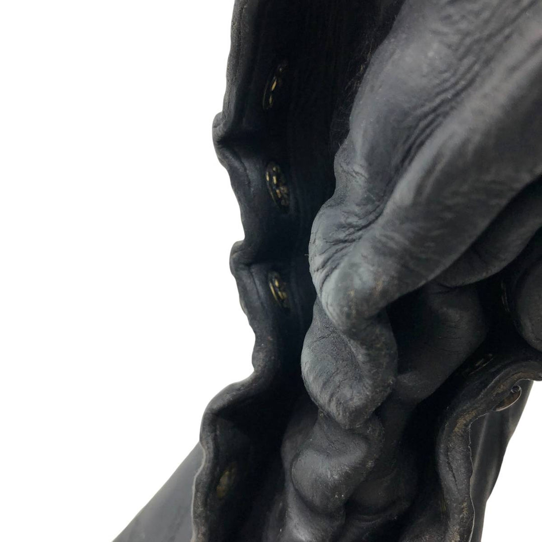 Men's Vintage Work Boots, Size 10.2" /svb001022 Men's 26.0cm genuine leather black type Vintage Second Hand