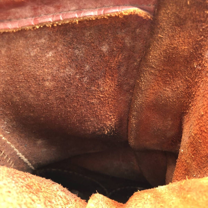 Wesco Quilted Tan Work Boots, Size 8C Men's 26.0cm genuine leather brown type Vintage Second Hand