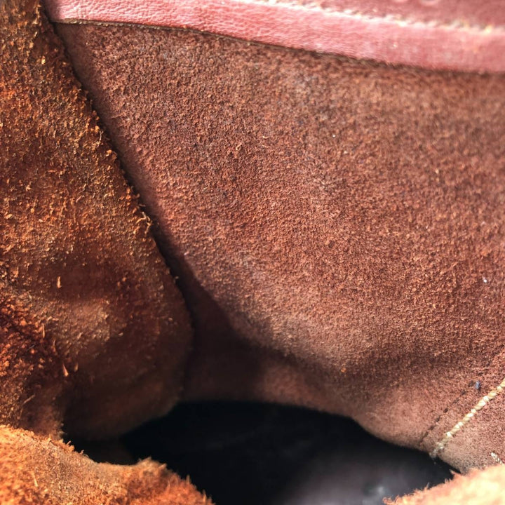 Wesco Quilted Tan Work Boots, Size 8C Men's 26.0cm genuine leather brown type Vintage Second Hand