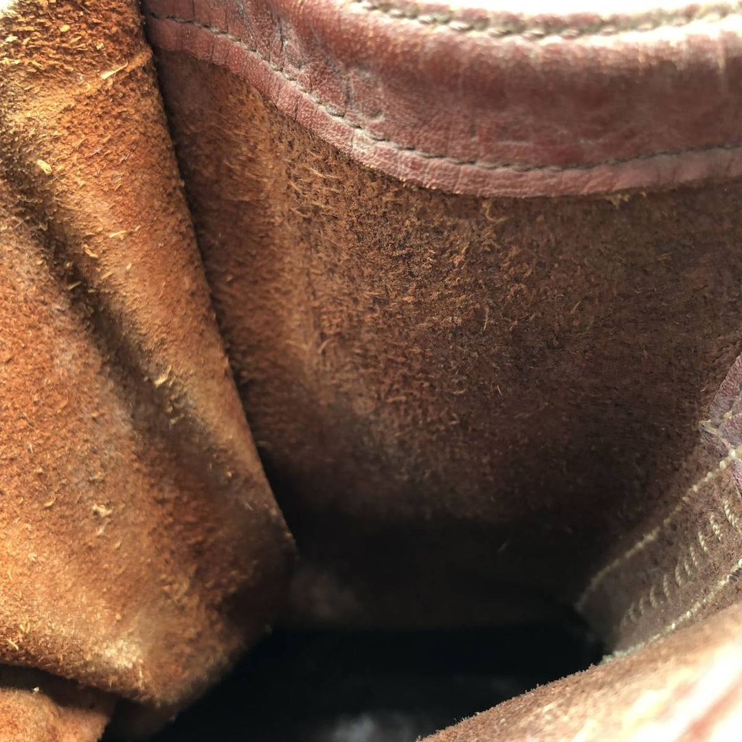 Wesco Quilted Tan Work Boots, Size 8C Men's 26.0cm genuine leather brown type Vintage Second Hand