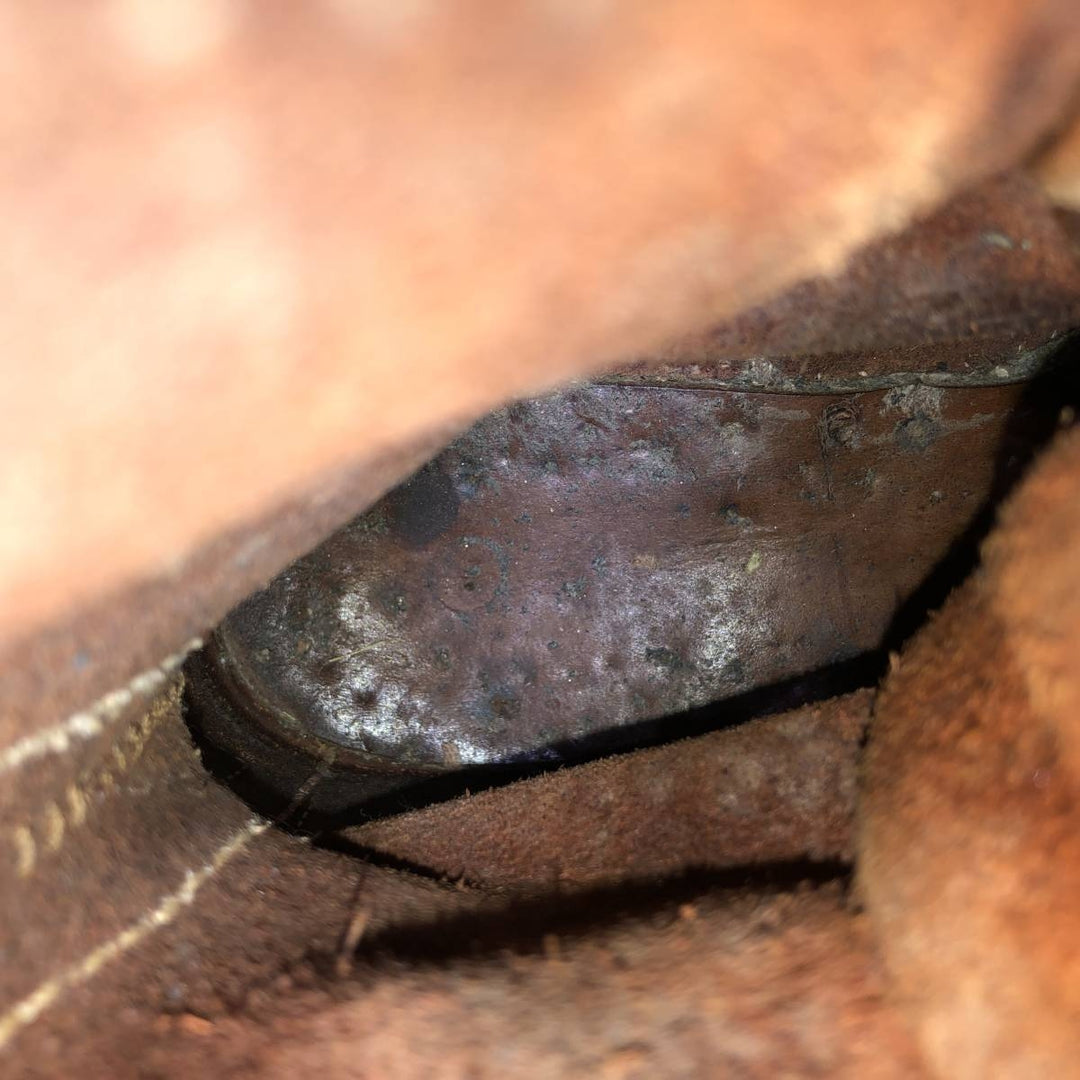 Wesco Quilted Tan Work Boots, Size 8C Men's 26.0cm genuine leather brown type Vintage Second Hand