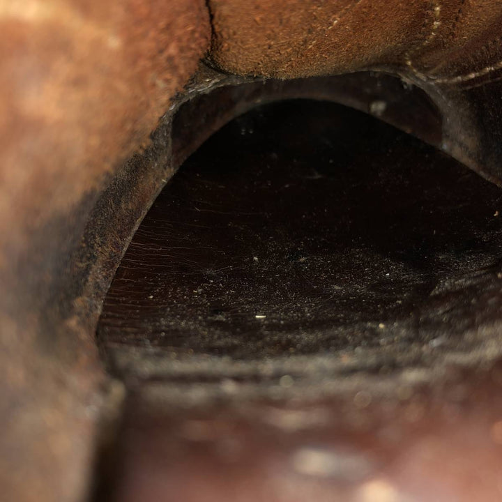 Wesco Quilted Tan Work Boots, Size 8C Men's 26.0cm genuine leather brown type Vintage Second Hand