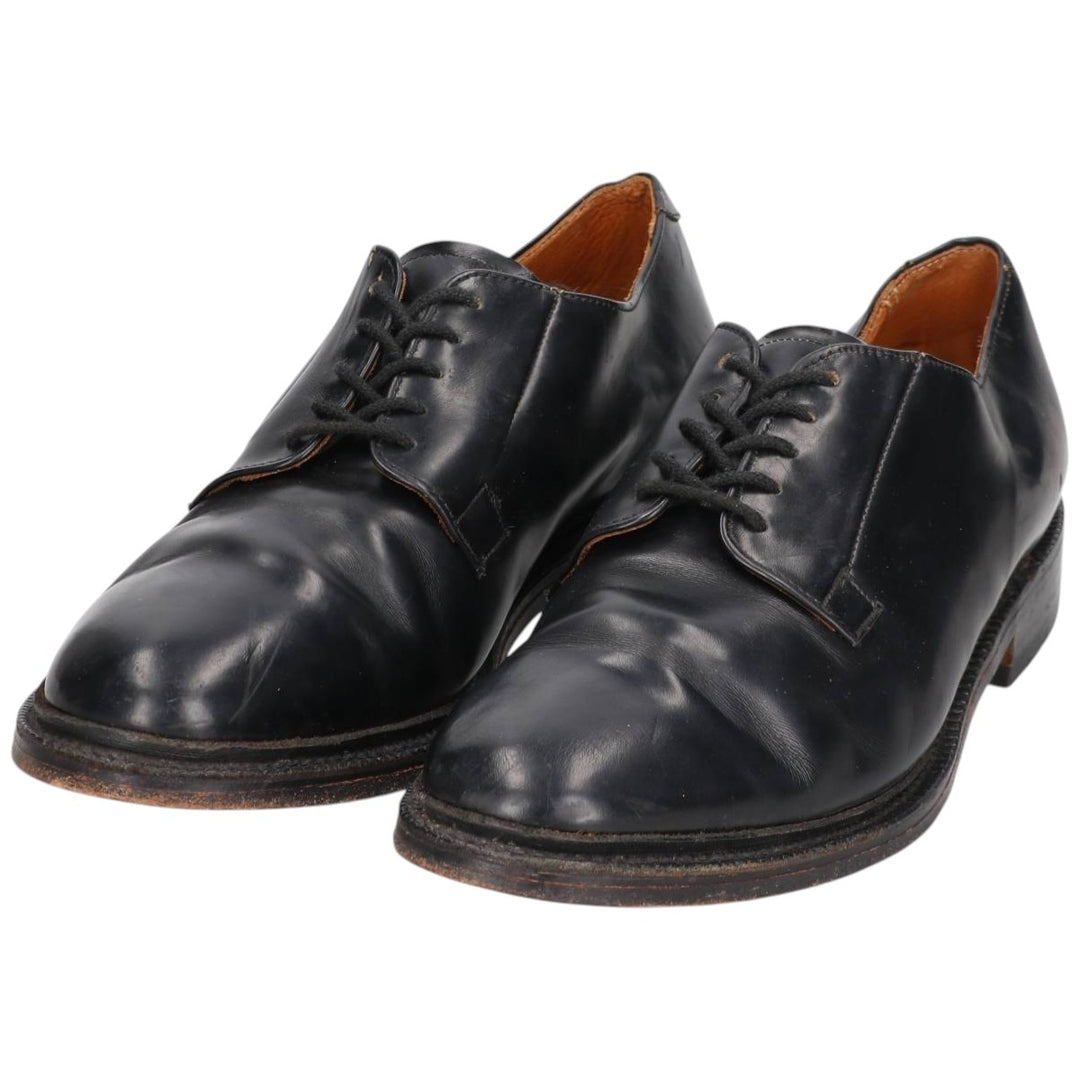 ROYAL TWEED Plain Toe Shoes Made in England 9 1/2 Men's 28.0cm unclear black type Vintage Second Hand