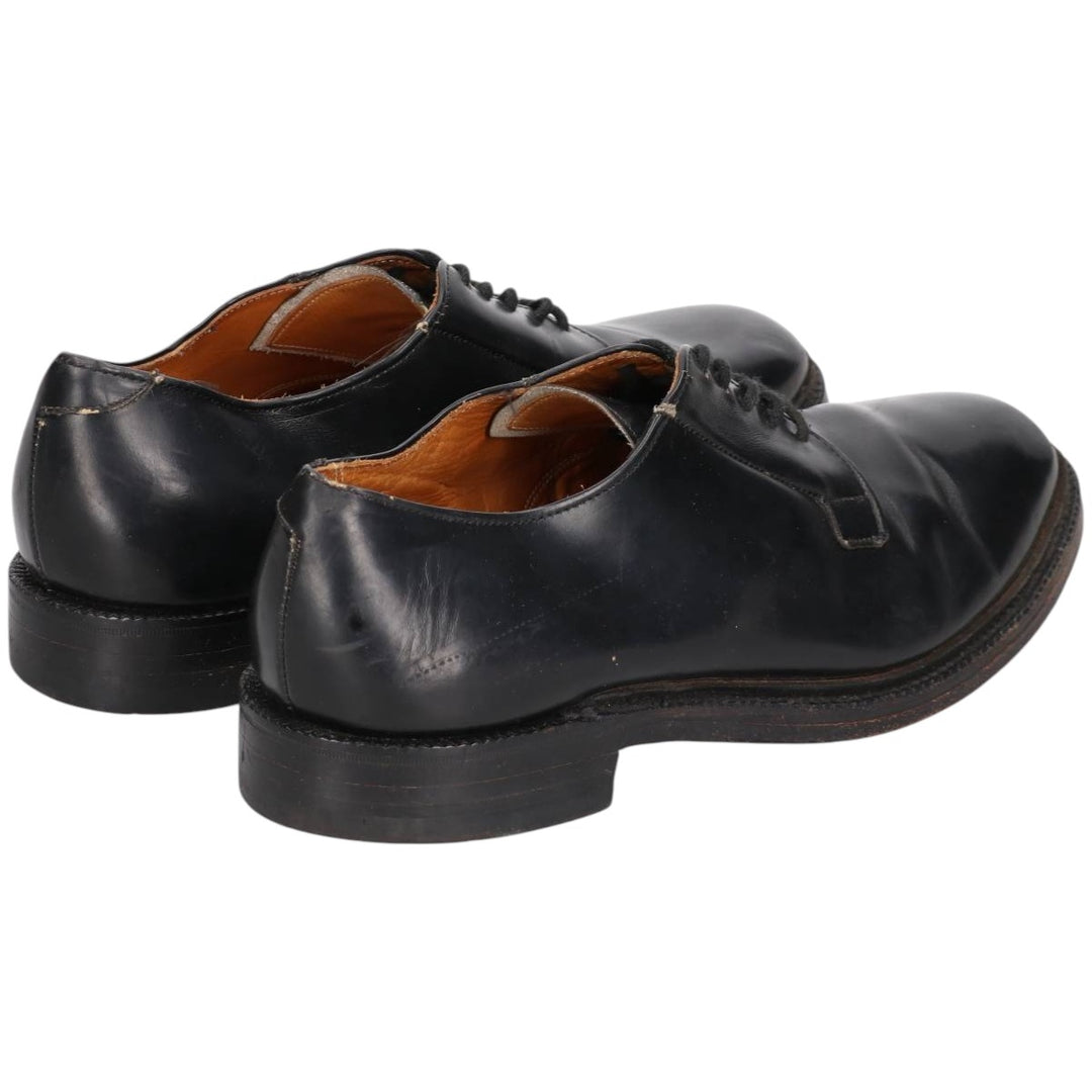 ROYAL TWEED Plain Toe Shoes Made in England 9 1/2 Men's 28.0cm unclear black type Vintage Second Hand