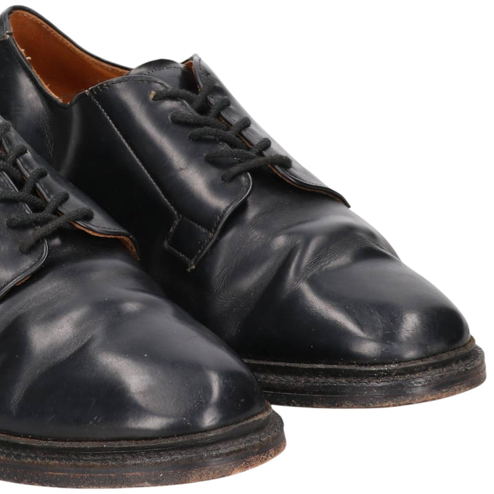 ROYAL TWEED Plain Toe Shoes Made in England 9 1/2 Men's 28.0cm unclear black type Vintage Second Hand
