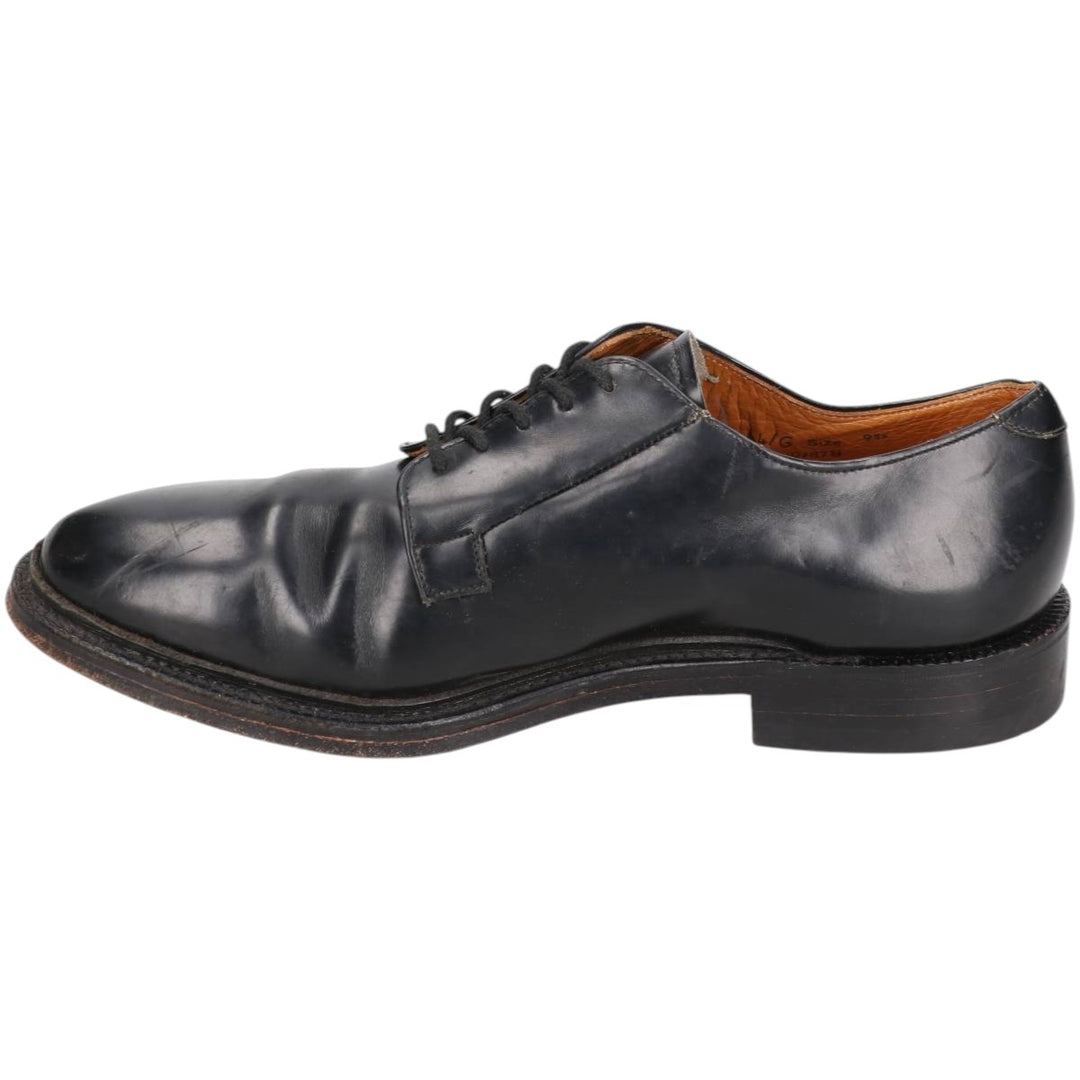 ROYAL TWEED Plain Toe Shoes Made in England 9 1/2 Men's 28.0cm unclear black type Vintage Second Hand