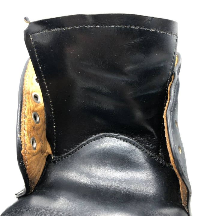 ROYAL TWEED Plain Toe Shoes Made in England 9 1/2 Men's 28.0cm unclear black type Vintage Second Hand