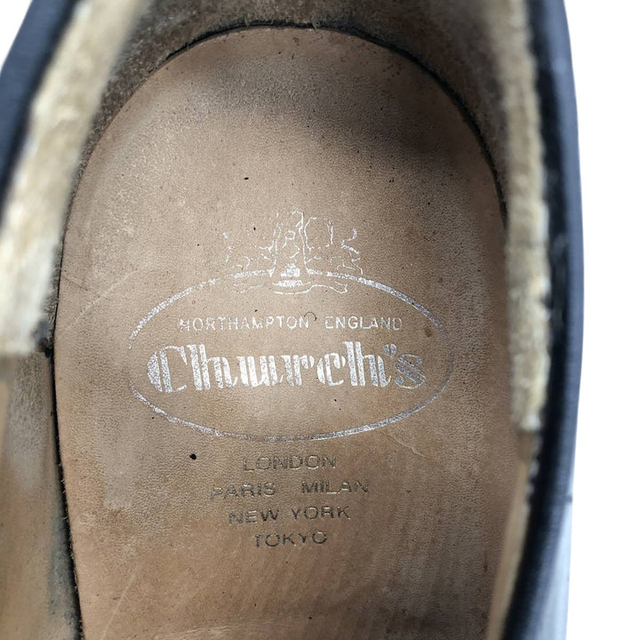 Church's plain toe shoes Men's 28.0cm unclear black type Vintage Second Hand