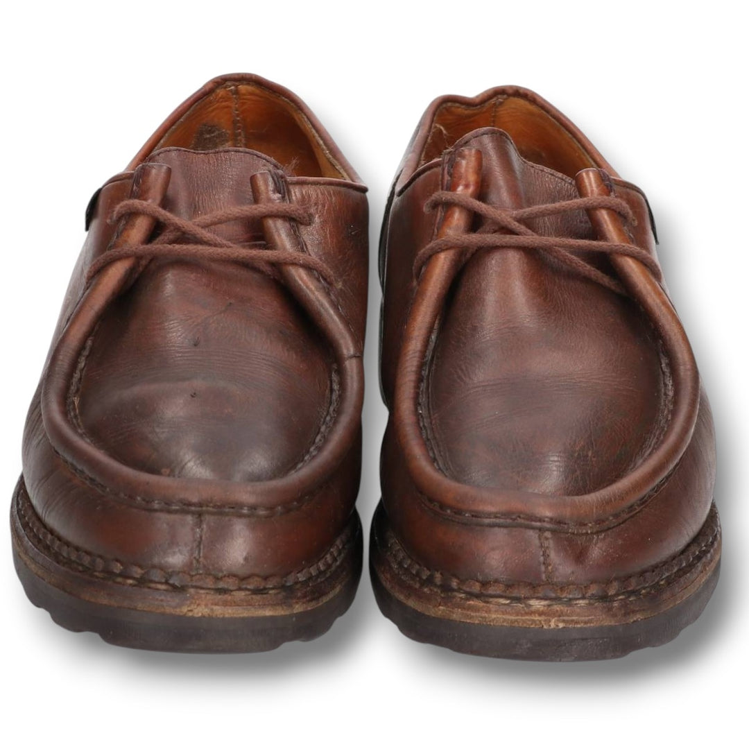 1990s Paraboot MICHAEL (large tag) U-tip shoes, made in France, size 42 (men's equivalent to 10.2 inches), vintage /svb001069 Men's 26.0cm genuine leather brown type Vintage Second Hand