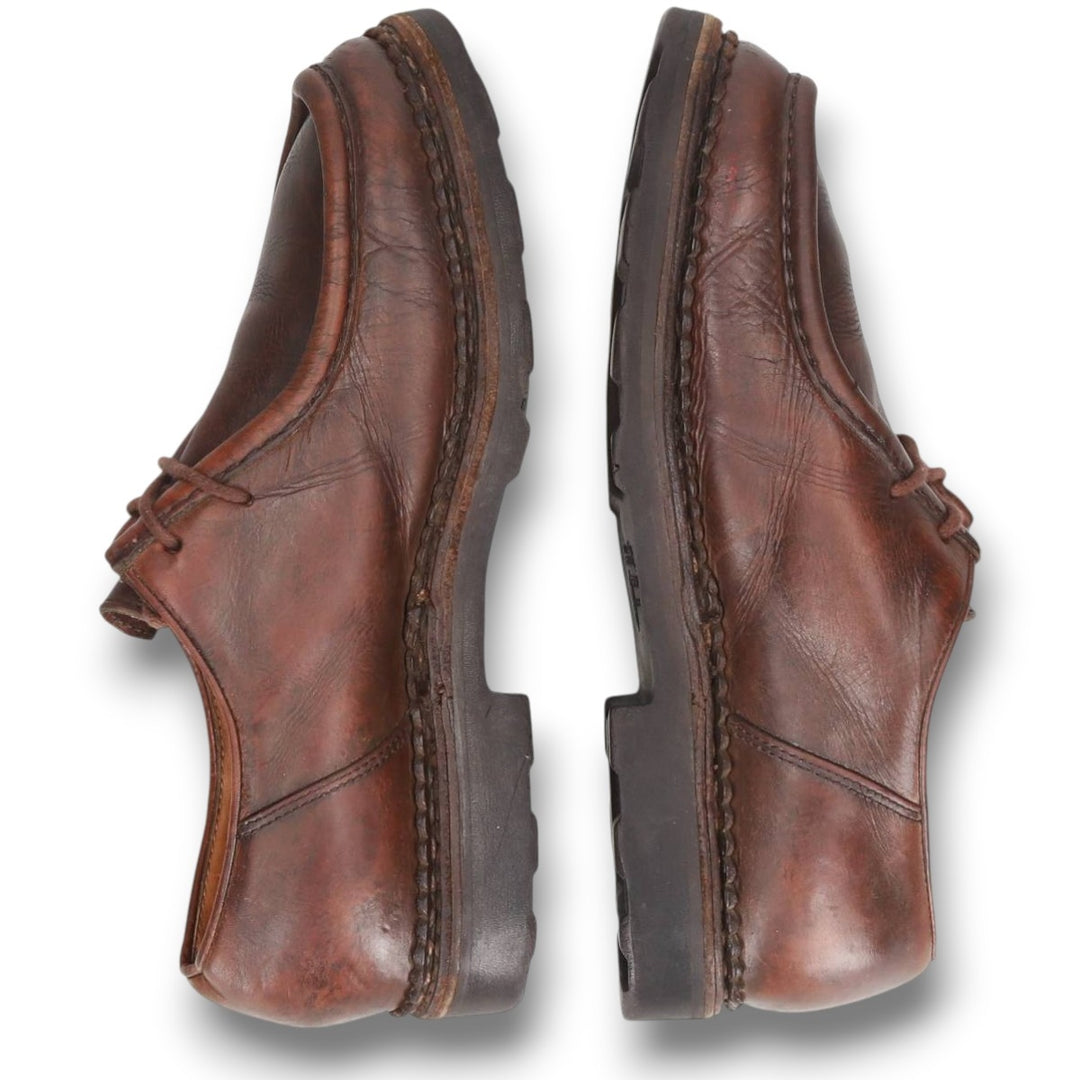 1990s Paraboot MICHAEL (large tag) U-tip shoes, made in France, size 42 (men's equivalent to 10.2 inches), vintage /svb001069 Men's 26.0cm genuine leather brown type Vintage Second Hand
