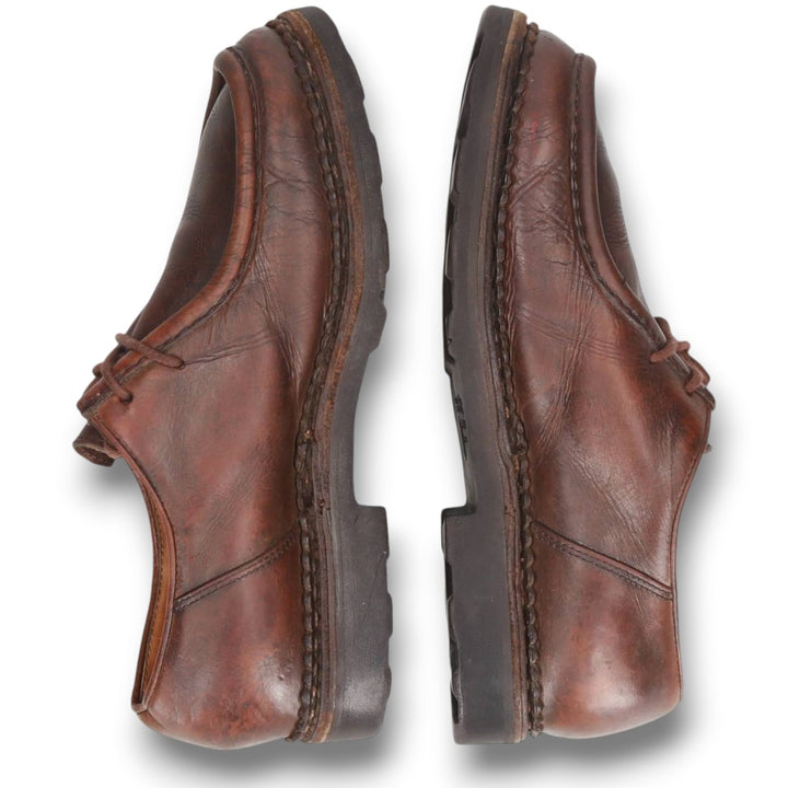 1990s Paraboot MICHAEL (large tag) U-tip shoes, made in France, size 42 (men's equivalent to 10.2 inches), vintage /svb001069 Men's 26.0cm genuine leather brown type Vintage Second Hand