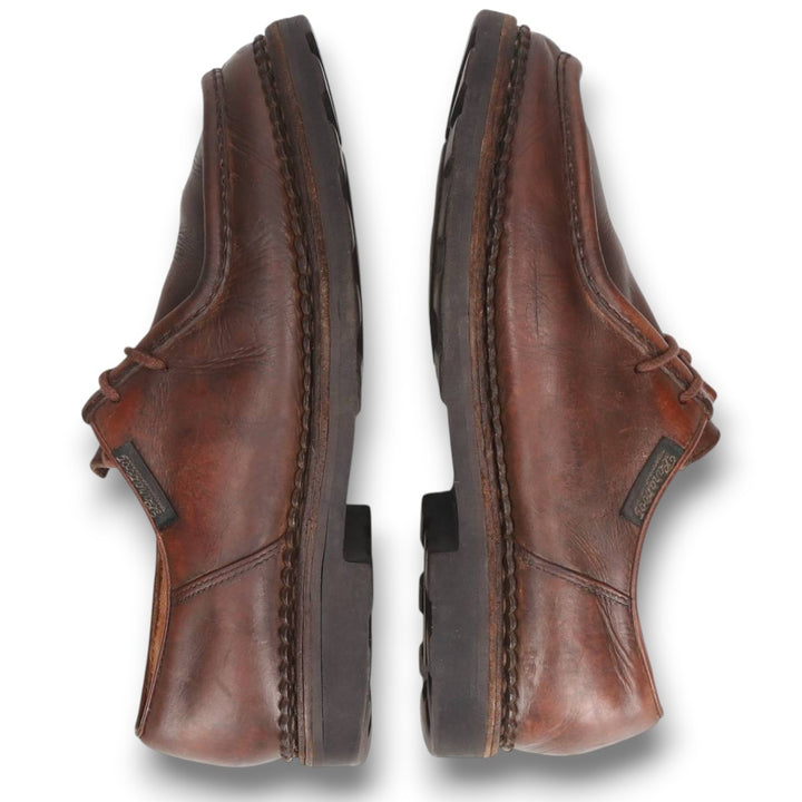 1990s Paraboot MICHAEL (large tag) U-tip shoes, made in France, size 42 (men's equivalent to 10.2 inches), vintage /svb001069 Men's 26.0cm genuine leather brown type Vintage Second Hand