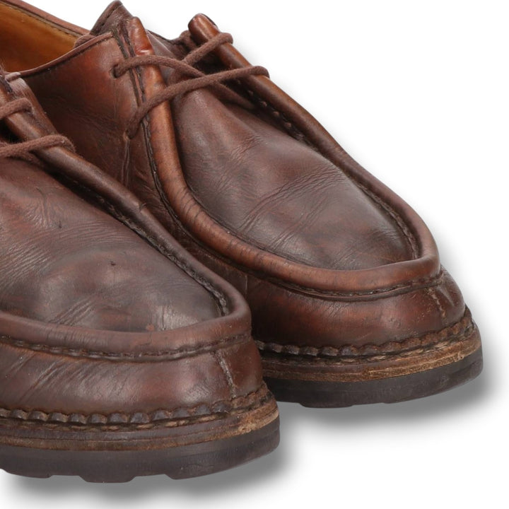 1990s Paraboot MICHAEL (large tag) U-tip shoes, made in France, size 42 (men's equivalent to 10.2 inches), vintage /svb001069 Men's 26.0cm genuine leather brown type Vintage Second Hand