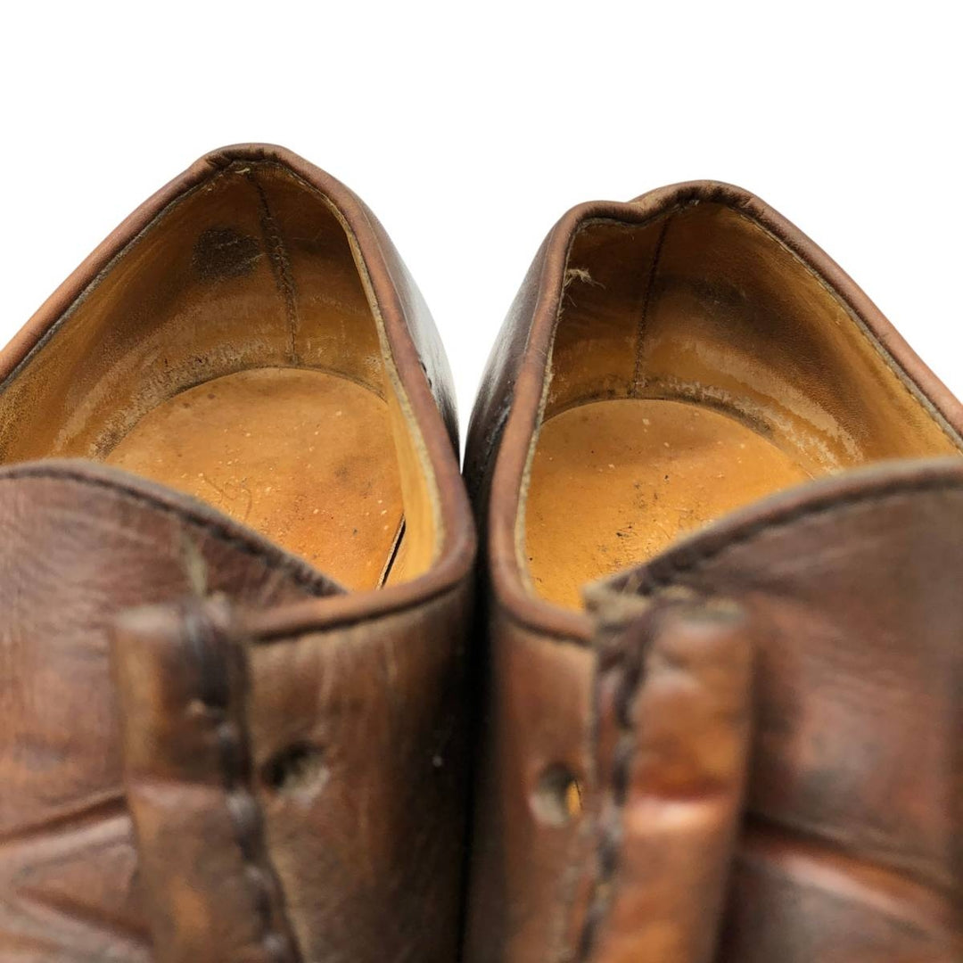 1990s Paraboot MICHAEL (large tag) U-tip shoes, made in France, size 42 (men's equivalent to 10.2 inches), vintage /svb001069 Men's 26.0cm genuine leather brown type Vintage Second Hand