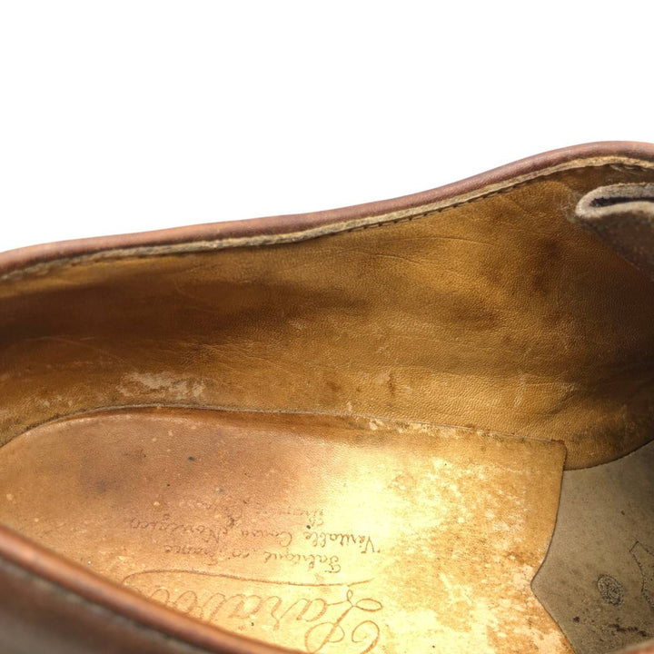1990s Paraboot MICHAEL (large tag) U-tip shoes, made in France, size 42 (men's equivalent to 10.2 inches), vintage /svb001069 Men's 26.0cm genuine leather brown type Vintage Second Hand