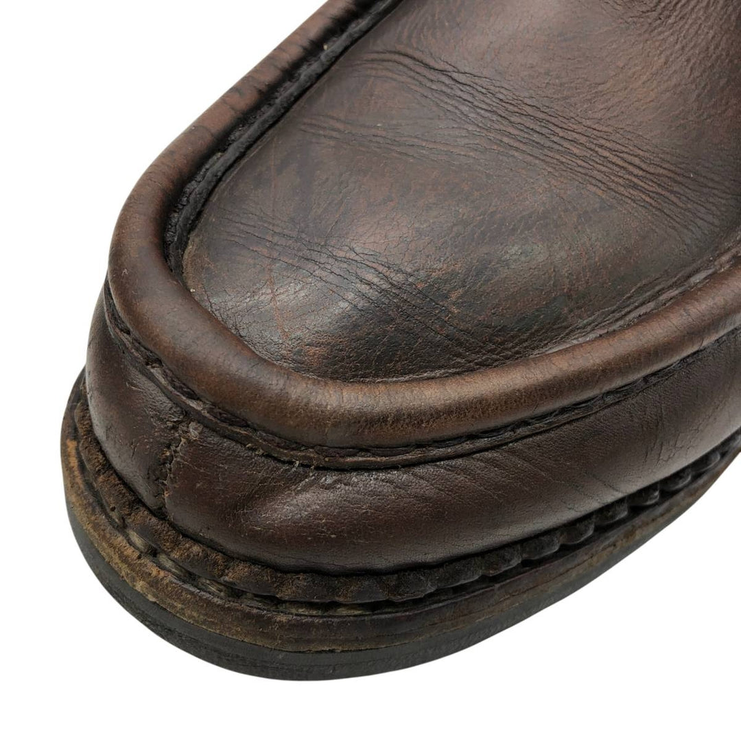 1990s Paraboot MICHAEL (large tag) U-tip shoes, made in France, size 42 (men's equivalent to 10.2 inches), vintage /svb001069 Men's 26.0cm genuine leather brown type Vintage Second Hand