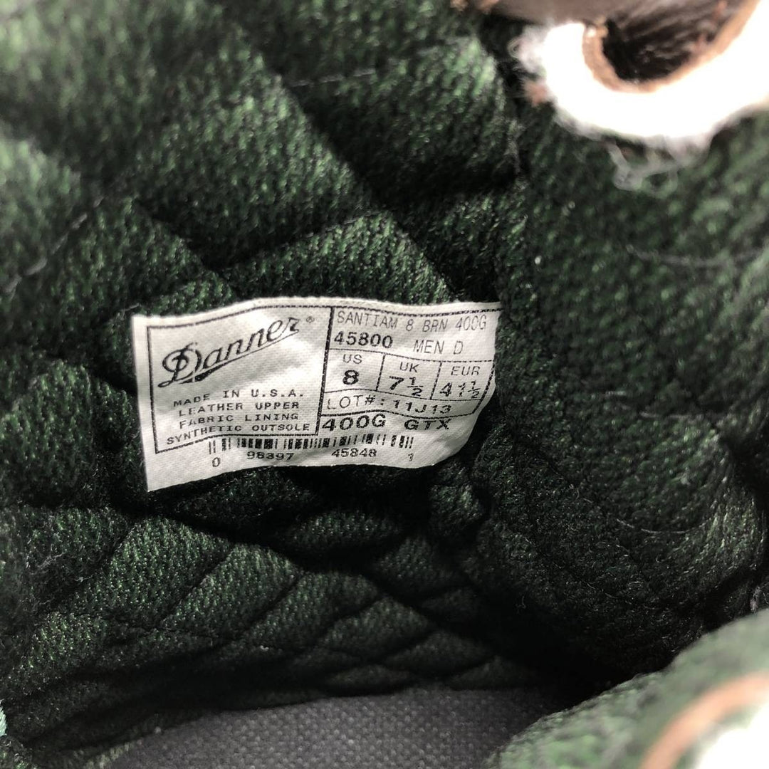 Danner Santiam 8 Steel Toe Work Boots (45800) Made in USA Men's 26.0cm genuine leather brown type Vintage Second Hand