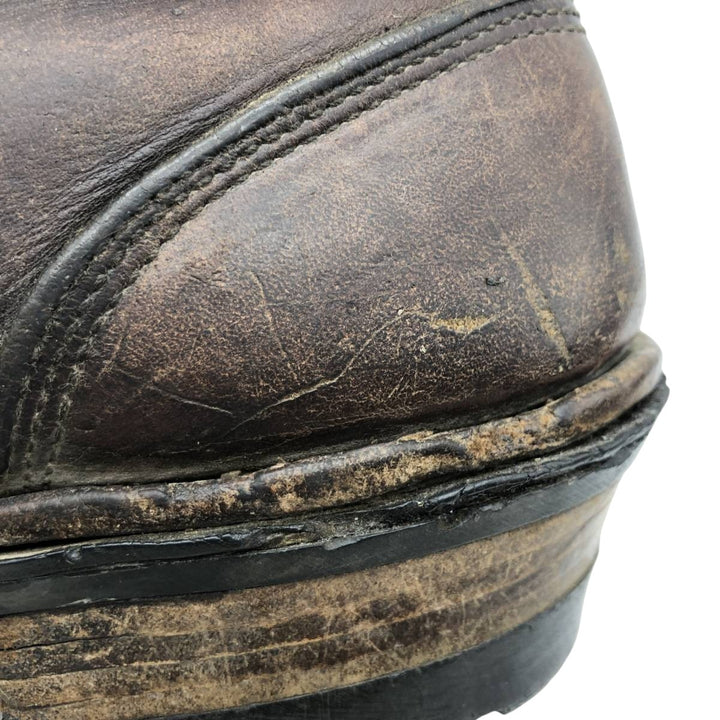 HATHORNBOOT Quilted Tan Logger Boots, Size 10C Men's 28.0cm genuine leather brown type Vintage Second Hand