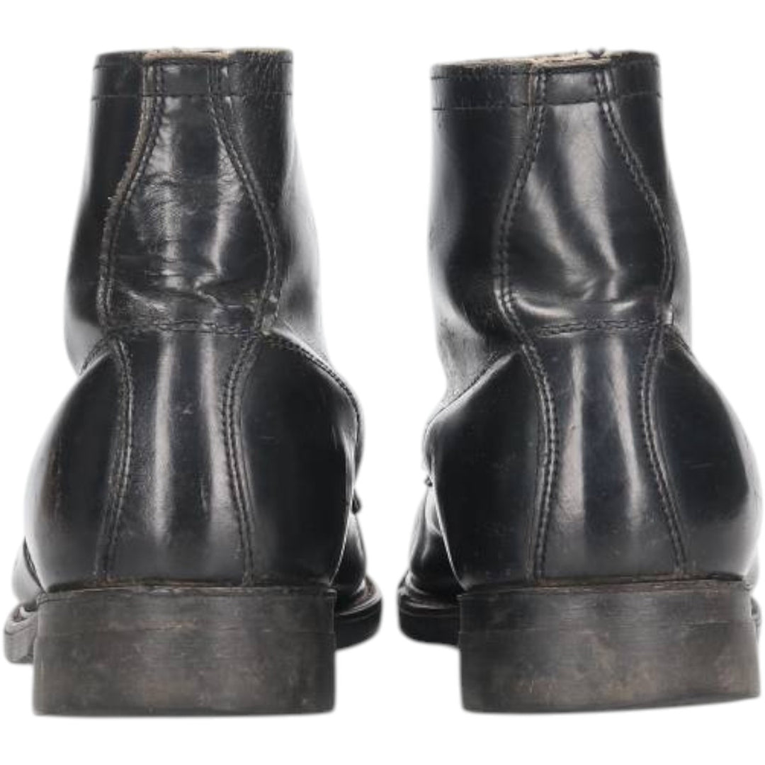 Vintage 1980s Steel Toe Military Boots, Size 9 1/2 D, Men's 10.8" (approx.) /svb001092 Men's 27.5cm unclear black type Vintage Second Hand