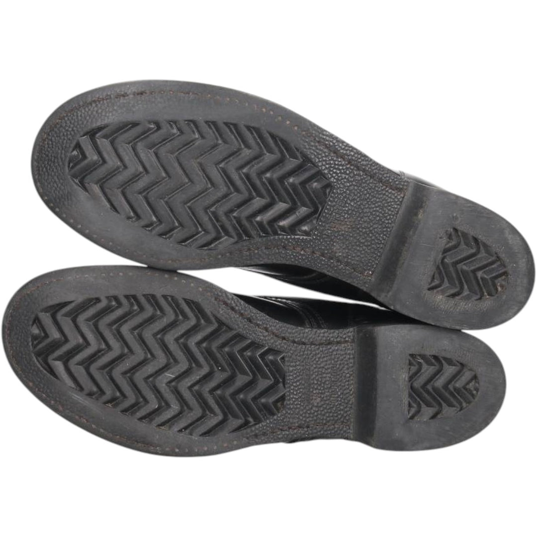 Vintage 1980s Steel Toe Military Boots, Size 9 1/2 D, Men's 10.8" (approx.) /svb001092 Men's 27.5cm unclear black type Vintage Second Hand