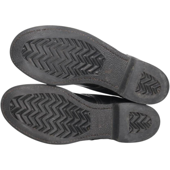 Vintage 1980s Steel Toe Military Boots, Size 9 1/2 D, Men's 10.8" (approx.) /svb001092 Men's 27.5cm unclear black type Vintage Second Hand