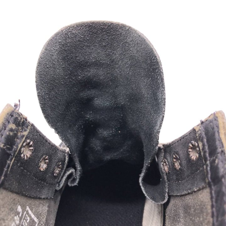 Vintage 1980s Steel Toe Military Boots, Size 9 1/2 D, Men's 10.8" (approx.) /svb001092 Men's 27.5cm unclear black type Vintage Second Hand