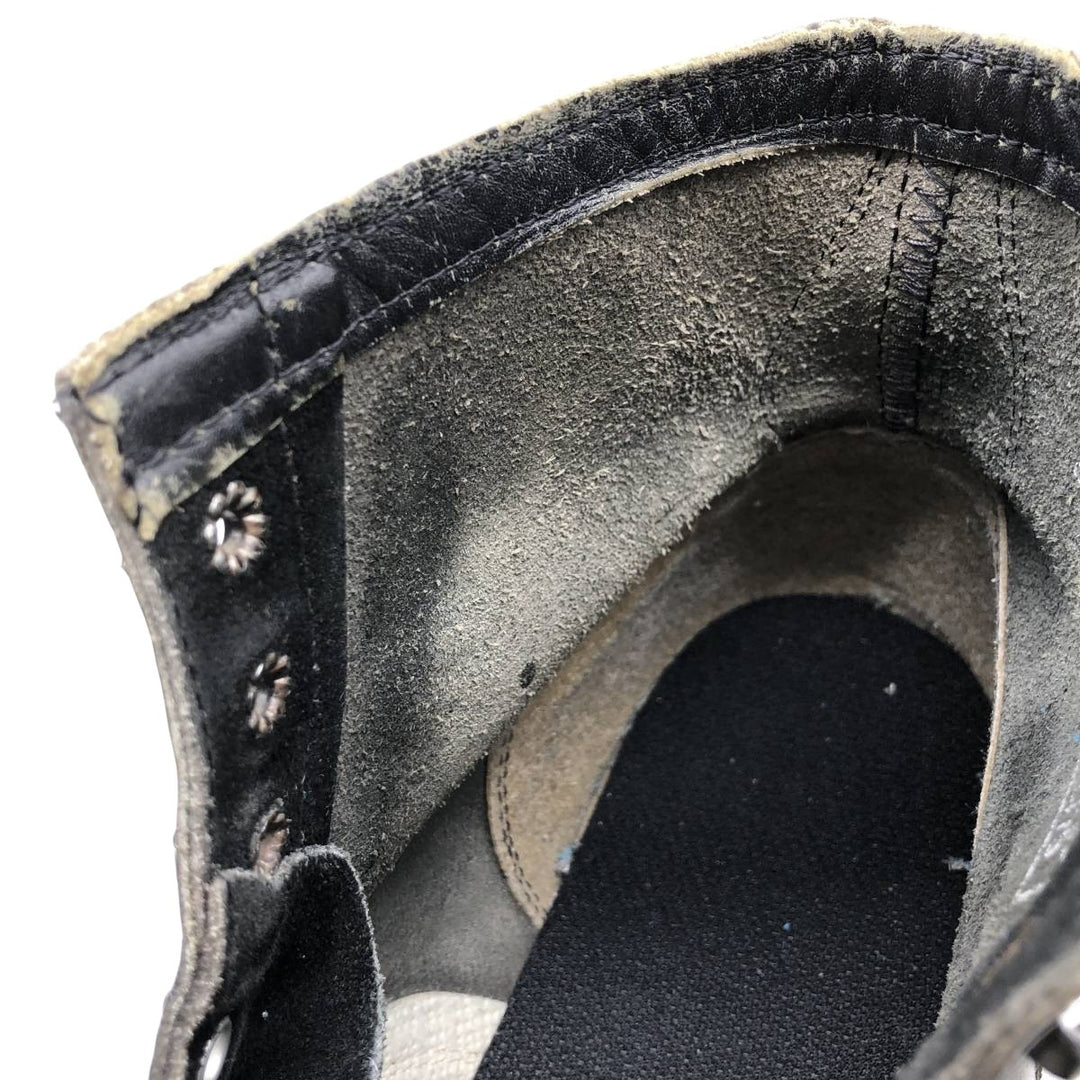 Vintage 1980s Steel Toe Military Boots, Size 9 1/2 D, Men's 10.8" (approx.) /svb001092 Men's 27.5cm unclear black type Vintage Second Hand