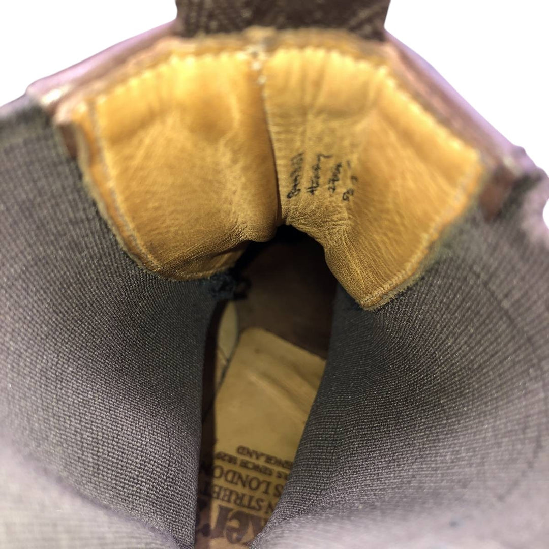 Tricker's Side Gore Boots Made in England Men's 27.0cm unclear red type reddish brown Vintage Second Hand