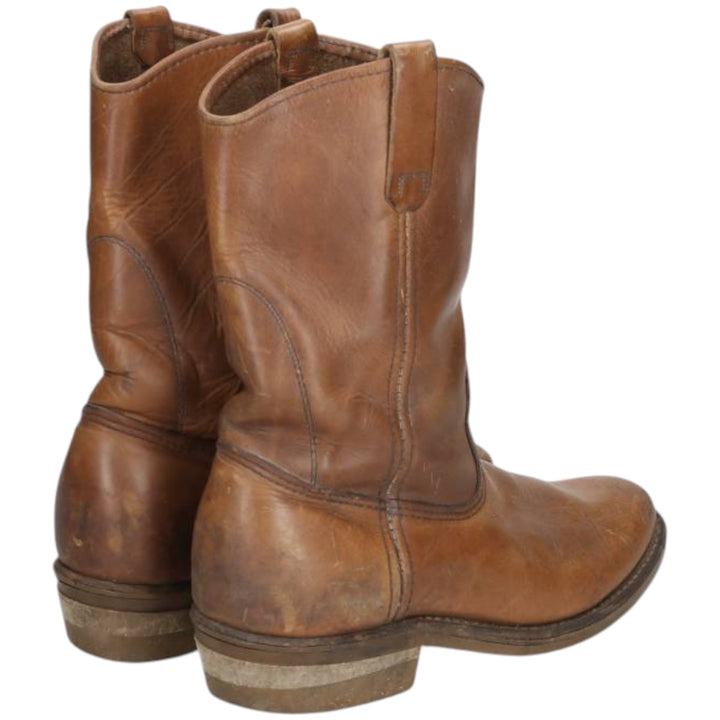 Red Wing Pecos Boots, Made in USA, Size 8B Men's 26.0cm genuine leather brown type Vintage Second Hand