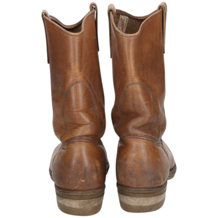 Red Wing Pecos Boots, Made in USA, Size 8B Men's 26.0cm genuine leather brown type Vintage Second Hand