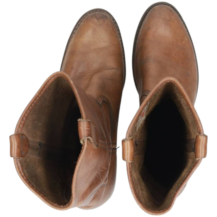 Red Wing Pecos Boots, Made in USA, Size 8B Men's 26.0cm genuine leather brown type Vintage Second Hand