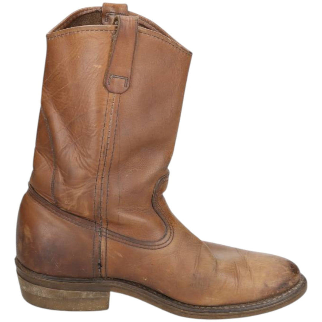 Red Wing Pecos Boots, Made in USA, Size 8B Men's 26.0cm genuine leather brown type Vintage Second Hand