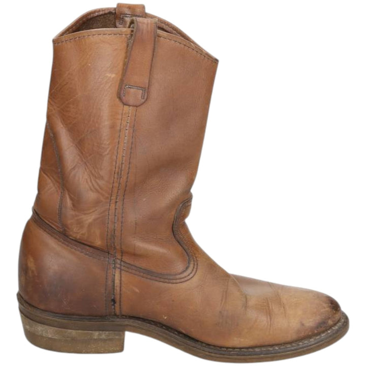Red Wing Pecos Boots, Made in USA, Size 8B Men's 26.0cm genuine leather brown type Vintage Second Hand