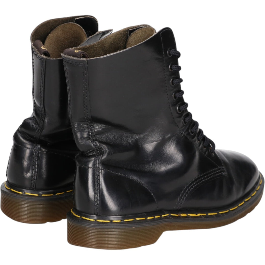 Dr. Martens 10 Hole Boots Made in the UK Men's 25.5cm genuine leather black type Vintage Second Hand