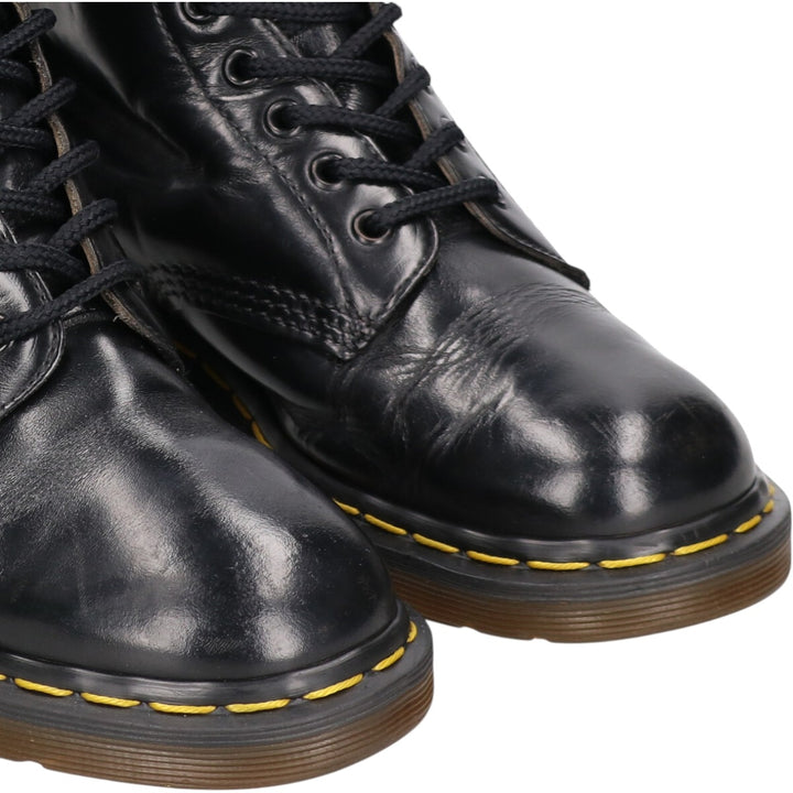 Dr. Martens 10 Hole Boots Made in the UK Men's 25.5cm genuine leather black type Vintage Second Hand