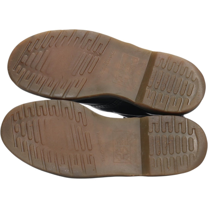 Dr. Martens 10 Hole Boots Made in the UK Men's 25.5cm genuine leather black type Vintage Second Hand