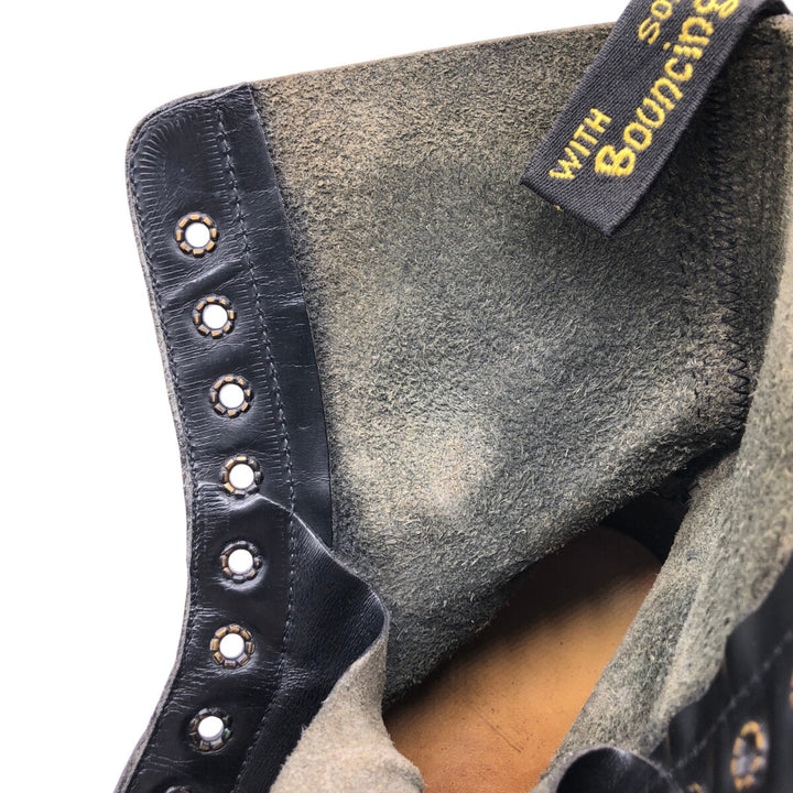 Dr. Martens 10 Hole Boots Made in the UK Men's 25.5cm genuine leather black type Vintage Second Hand