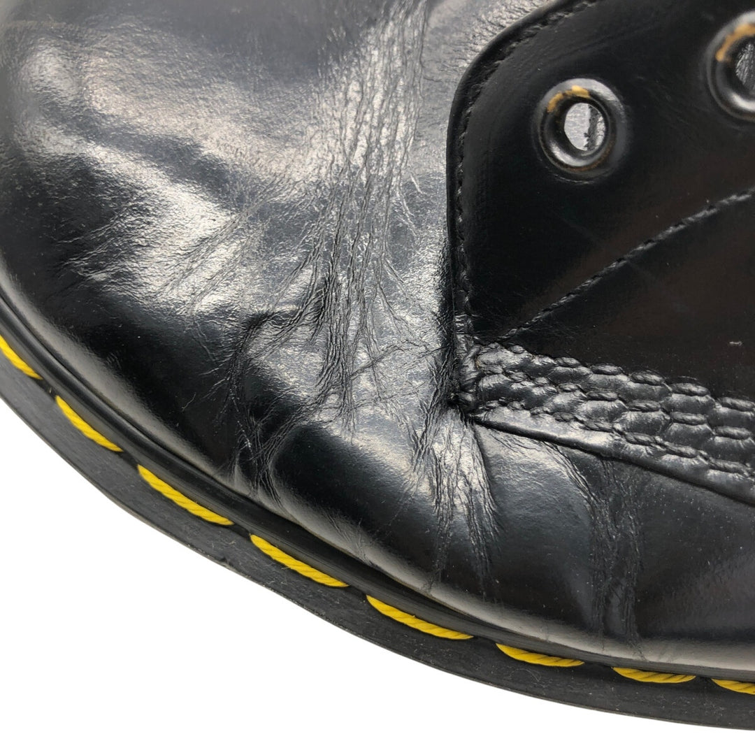 Dr. Martens 10 Hole Boots Made in the UK Men's 25.5cm genuine leather black type Vintage Second Hand